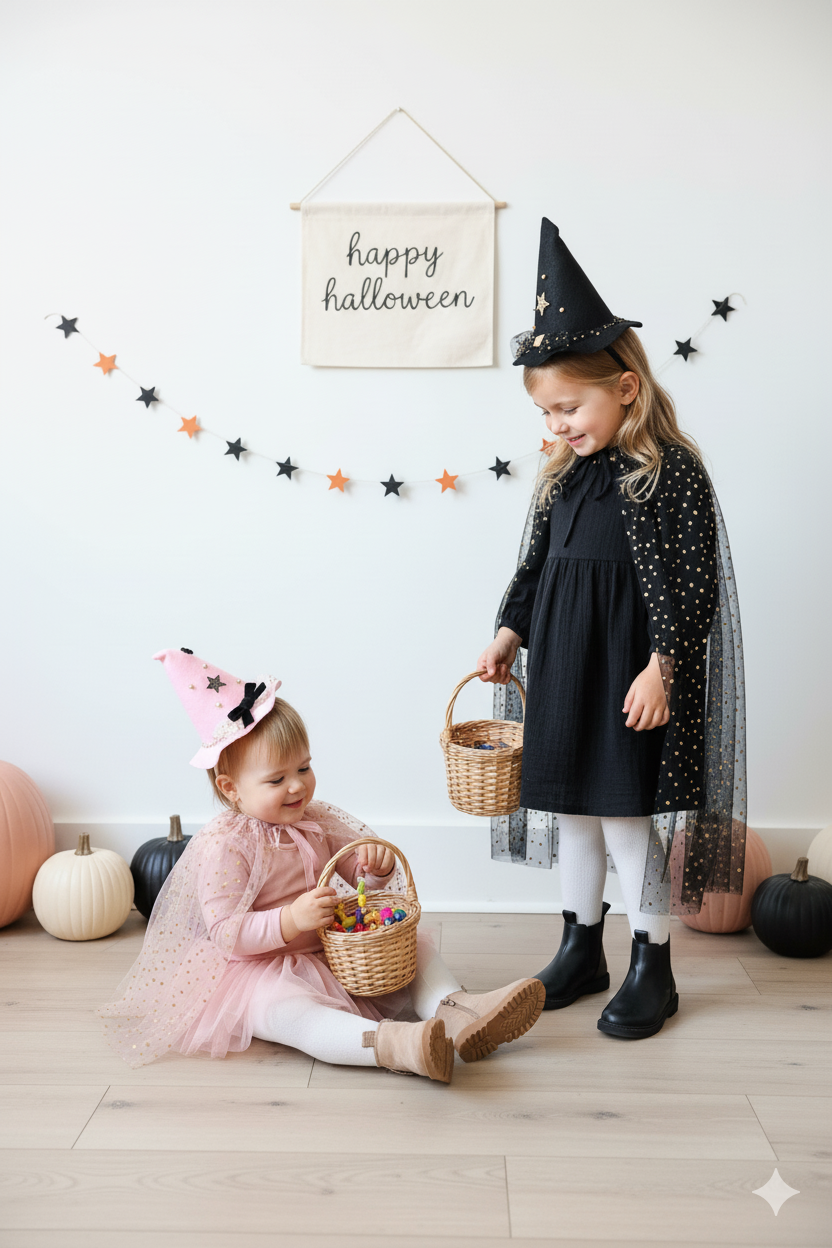 Cintillo sombrero brujita