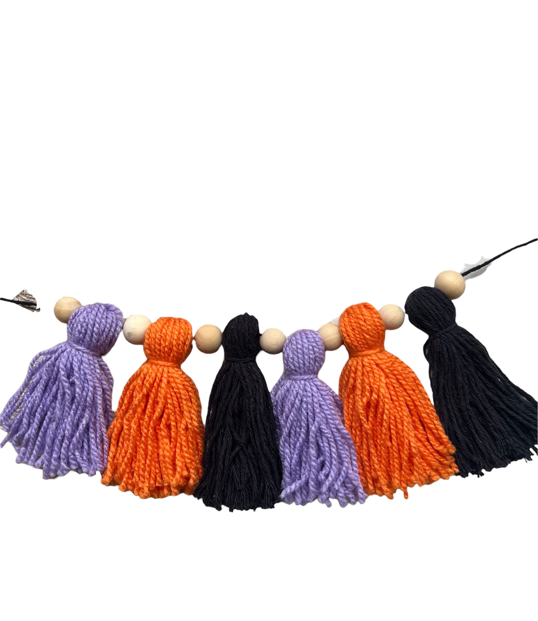 Mini guirnalda pompones Halloween