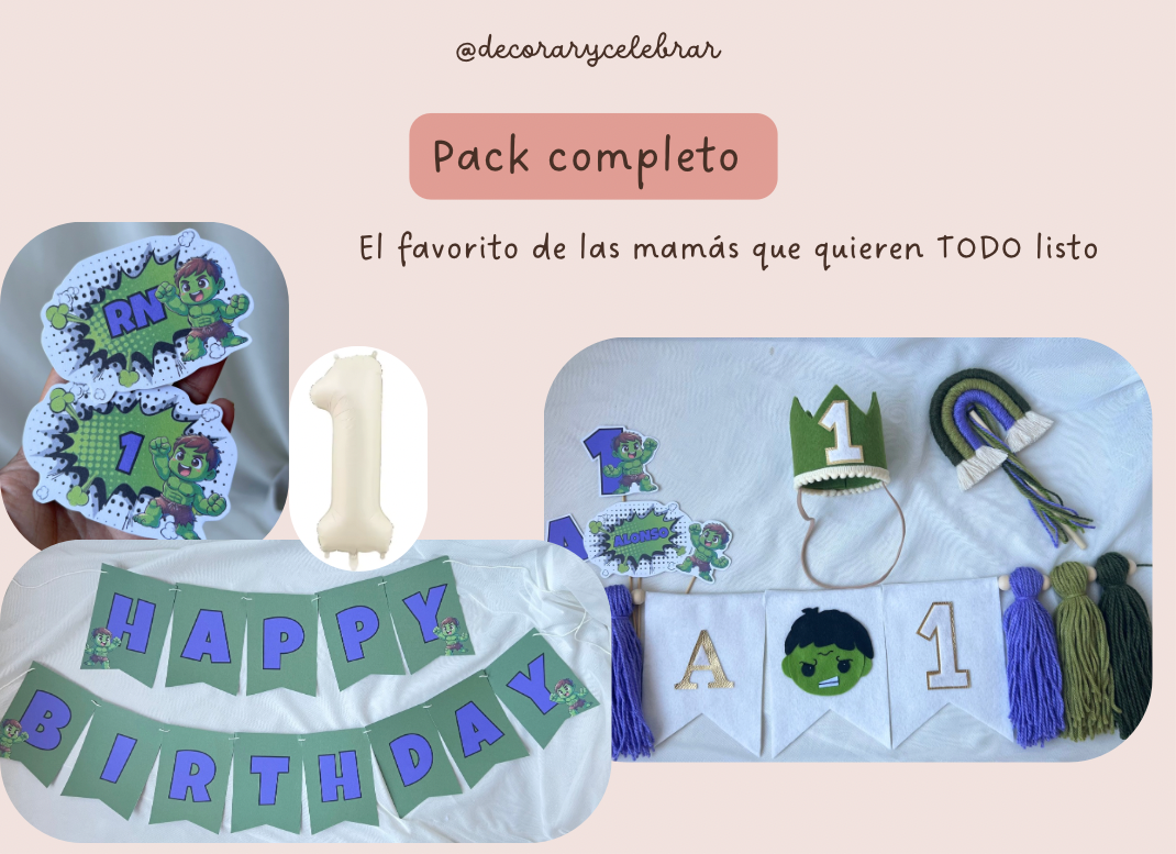 Kit completo personalizado |