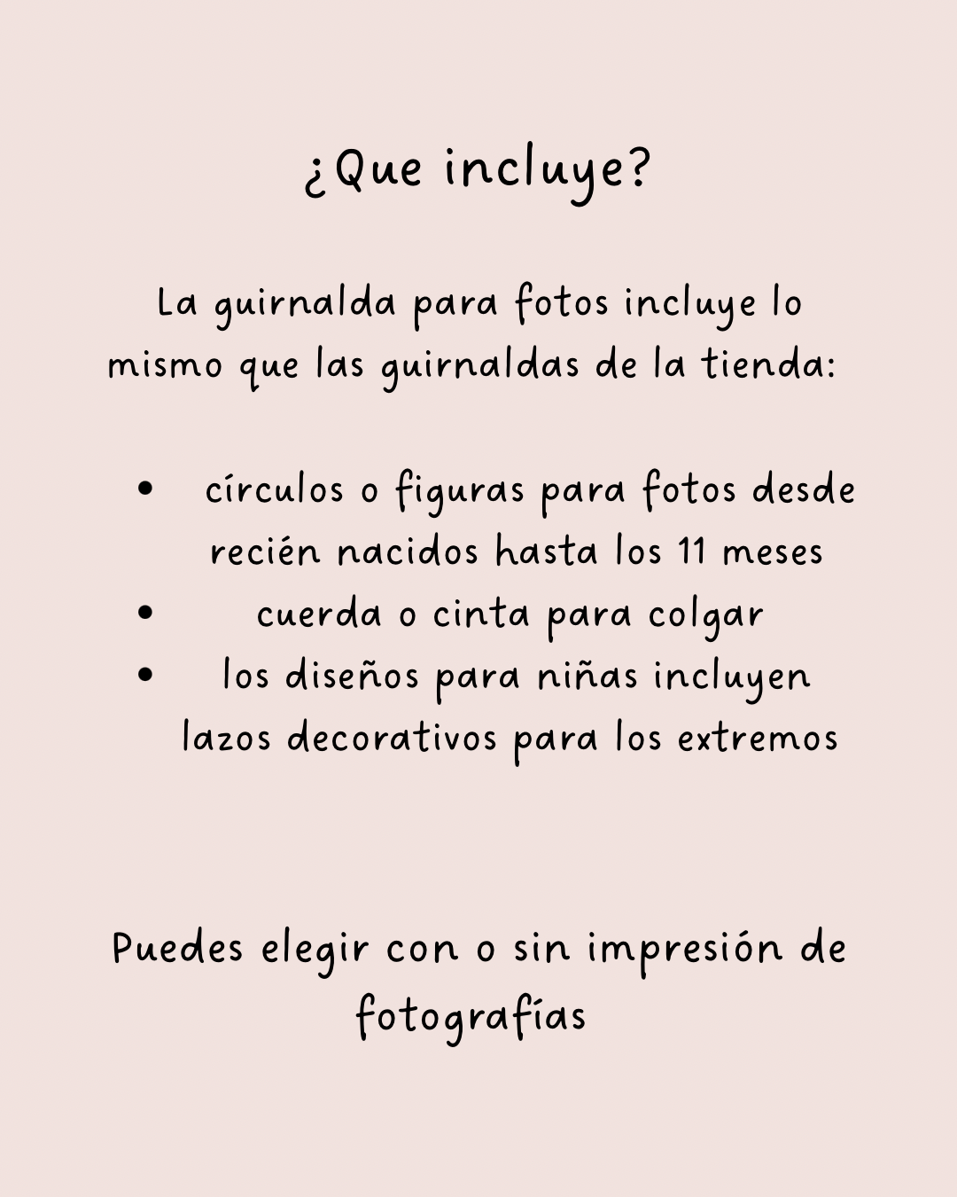 Guirnalda para fotos | Diseño personalizado